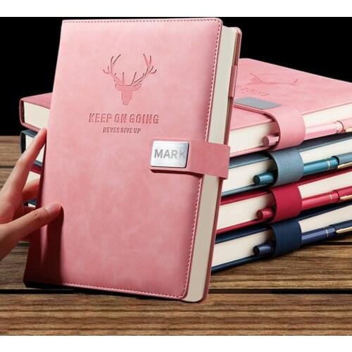 360 Pages Super Thick Wax Sense Leather A5 Journal Notebook Daily Business Office Work Notebooks Notepad Diary School Supplies