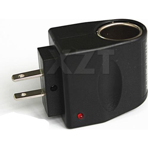 High Quality Car Cigarette Lighter charger Wall Power Socket Plug Adapter Converter 220V AC to 12V DC EU US Plug