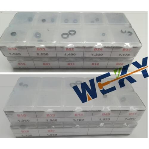 High-Precision Adjusting Shim Washer Gasket B16 B13 B14 B40 B41 B21 B22 B24 B37 B42 (100 pieces/lot) For Common Rail Injector