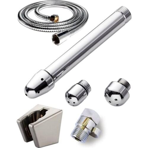 Wetips 3 Heads Portable Enema Anal Shower Health Ducha Anal Portatil Aodeyi Metal Shower Bidet Tap Toilet Bidet Shower Nozzle