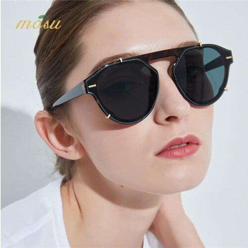 Women Sunglasses 2021 Pilot Vintage Female Sun Gasses UV 400 White Shades Zonnebril Dames Oculos Feminino De Sol