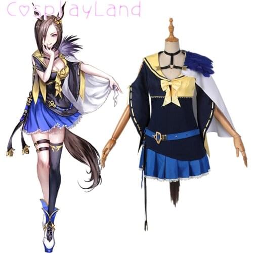Anime Pretty Derby Air Groove Lovely Uniform Skirt Cosplay Costume Role Play Party Outfit Women Dress XS-XXL