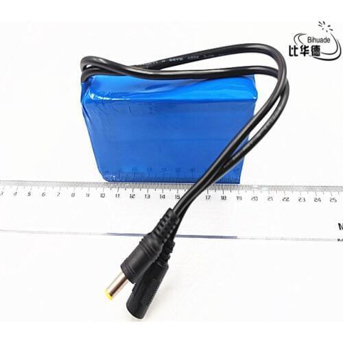 1pcs/lot 12V 5000mah lithium battery Rechargeable DC battery polymer batteria For monitor motor LED light outdoor spare Battery