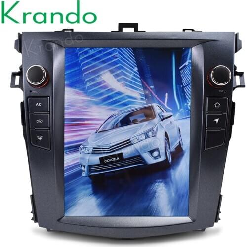 Krando Android 8.1 10.4"for Toyota corolla 2006-2011 Car stereo with screen car navigator dvd player Android autoradio bluetooth