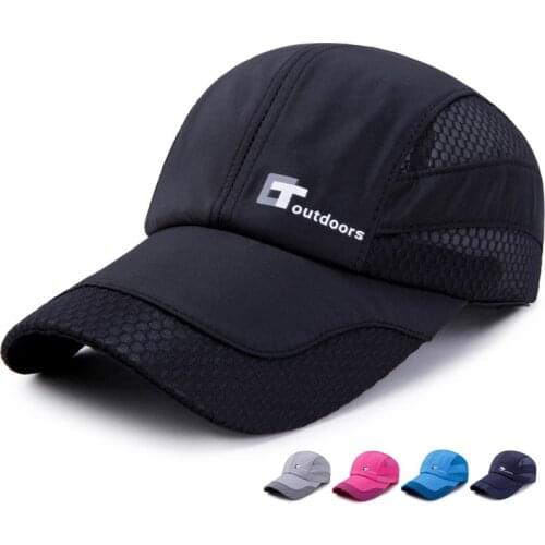 New Summer Breathable Quick Drying Men Womens Baseball Cap Travel Fishing Hiking Climbing Cycling Outdoor Sports Sun Hat A170