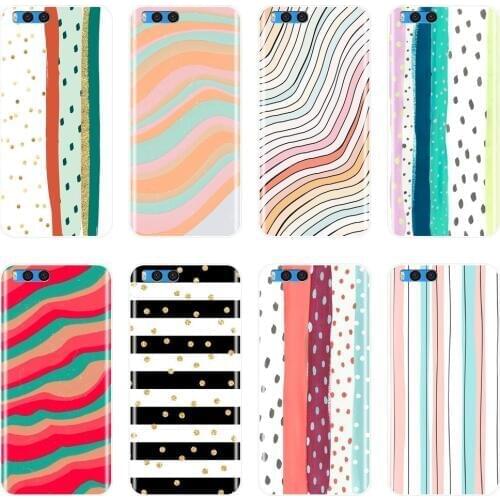 For Xiaomi Mi Note Mix 1 2 2S 3 Case Silicone Soft Stripe Art Polka Dot Graffiti Back Cover For Xiaomi Mi Max 1 2 3 Phone Case