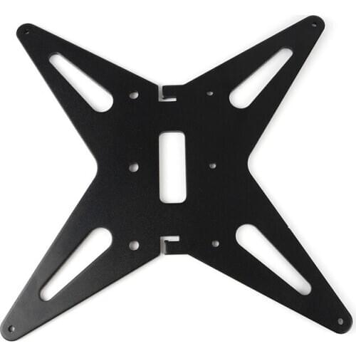 Black Upgrade CR-10 CR-10S Hotbed Support Y Carriage Anodized Aluminum Plate 4mm Thickness For 300X300X400 CR10 BLV