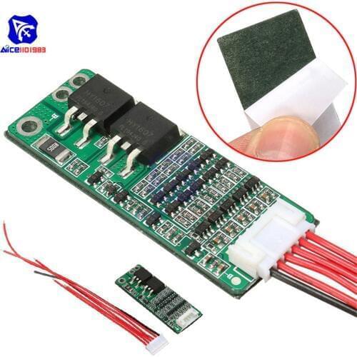 Diymore 5S 15A/10A 18650 Lithium Battery Protection Board BMS 18V 21V Cell Charger Protection Module