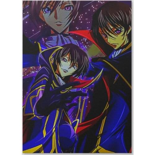 Canvas HD Prints Painting Wall Art Code Geass Handsome Man Blue Anime Poster Modern Home Decor Modular Pictures For Living Room