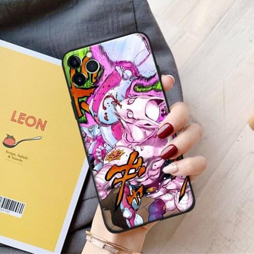 Killer Queen anime JoJos Bizarre For iPhone se 6 6s 7 8 plus x xr xs 11 pro max soft silicone phone case cover shell