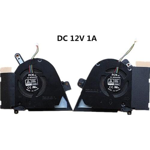 New Original Laptop/Notebook CPU/GPU Cooling Fan For Asus TUF Gaming Dash F15 FX516 FX516P FX516PR Air RTX3070 DC12V 4pin