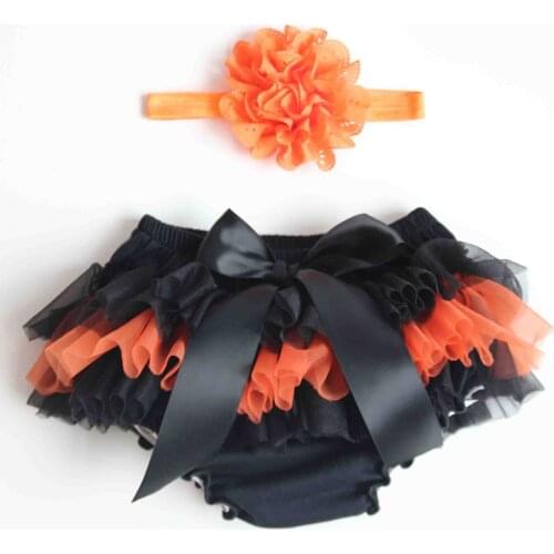 Baby Diaper Cover Baby Shorts Newborn Bloomers Holloween Layers Ruffle Satin Pants Newborn Toddler Flower Cute Shorts Bummies