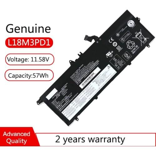 Genuine New L18M3PD1 Laptop Battery For Lenovo ThinkPad T14S-20T1,20T0,T490S,T495S,02DL013 02DL014,L18L3PD1,L18M3PD2,SB10K97651