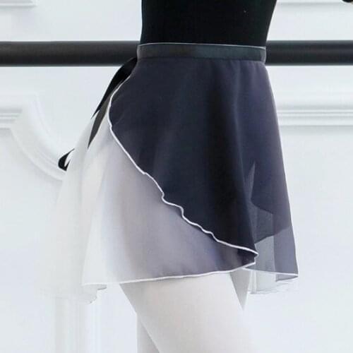 Professional Adult Ballet skirt dance dress Chiffon Ballet Skirts Women Lyrical Soft Lace Up Ballerina Dance Costumes