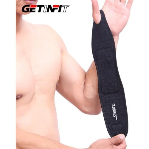 Getinfit 1 Pair Adjustable Self-heating Tourmaline Magnet Wrist Support Straps Wraps Sports Wristband Warm Wrist Band For Gym