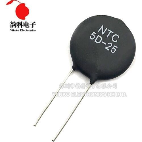 10pcs Thermistor Thermal Resistor NTC 5D-25