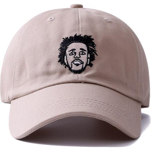 High Quality J.Cole Hip Hop Dreadlock Men Snapback Cap Cotton Baseball Cap For Adult Men Women Dad Hat Bone Gorra