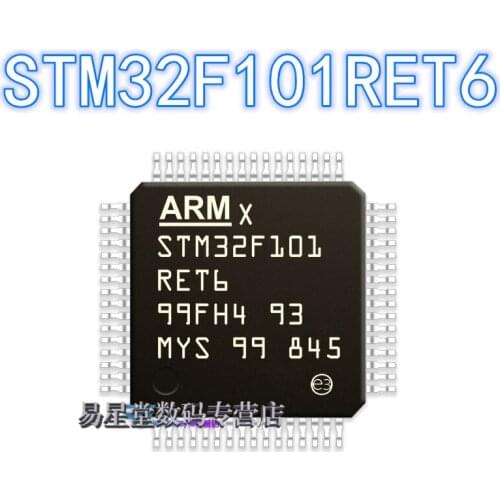 1PCS 100% new original authentic STM32F101RET6 QFP-64 32F101RET6 QFP64 32-bit microcontroller chip