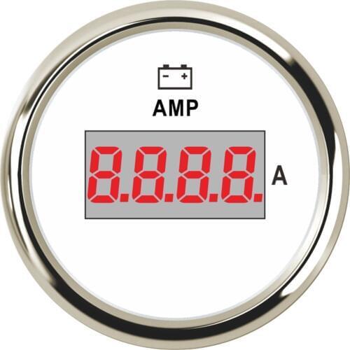 1pc 52mm Digital Amp Gauges Tuning 0-150A Ampere Meters Ammeters 9-32vdc with Red Backlight and Sender for Car Truck Motorcycle