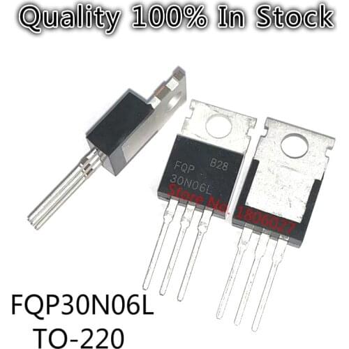 10pcs/lot FQP30N06L TO-220 NPN FET 30A 60V Triode