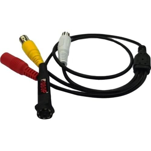 AHD mini camera bullet 720p 1080P 65 degree angel lens WITH MIC. CCTV camera button 1/4 HD sensor ahd camera 8 LED night vision