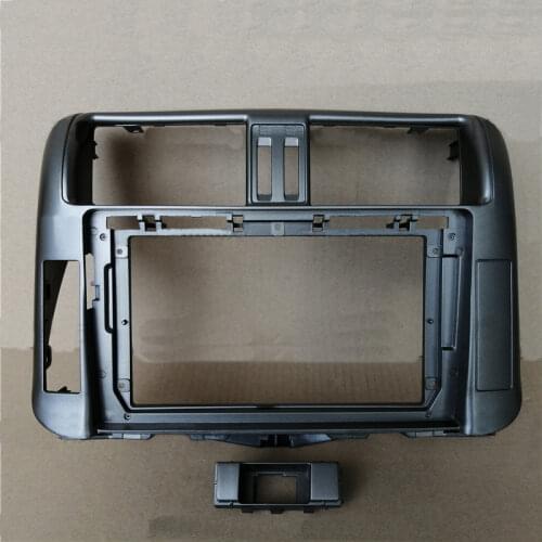 Car Fascias Navigation Frame Dash Kit For 9 Inch Android Multimedia Player For Land Cruiser Prado 2010 2011 2012 2013