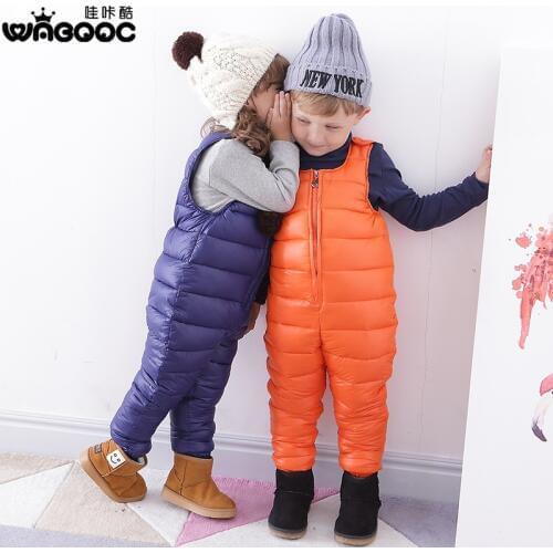 New Winter Cotton Trousers Jumpsuits Panty Baby Childrens Pants Girls Boys Trousers