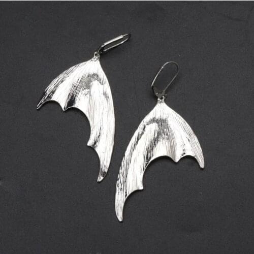 Dragon Mythological Creature Vampire Bat Earring Gothic Victorian Jewelry R7RF