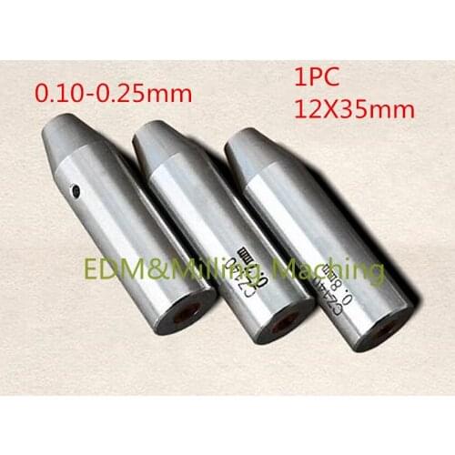 EDM Machine C140D Ruby Ceramic Guide 0.1-0.25mm 12X35mm Guide Tube For Drill Guide For Drilling EDM Machine