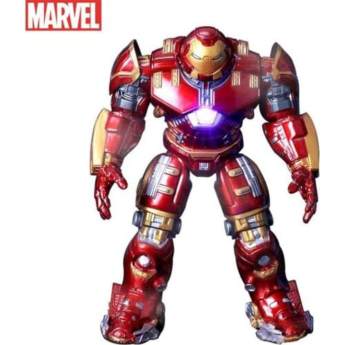 Avengers Iron Man Spider Man Hulkbuster Armor Anti-hulk Joints Movable Dolls Pvc Action Figure Collection Model Toy For Children