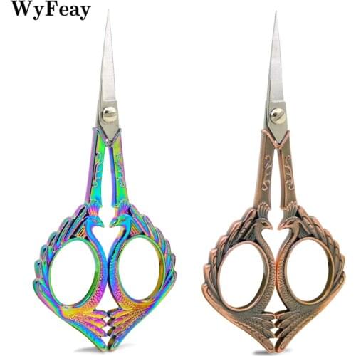 European Retro Tailor Scissors Cross Stitch Antique Vintage Thread Embroidery Needlework Scissor Craft Sewing for Handicraft