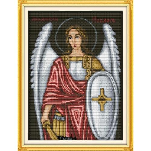 Jun Sunday Religious figure(1) Chinese Cross Stitch Kits Ecological Cotton Stamped Printed DIY Christmas Gift Wedding Decoration