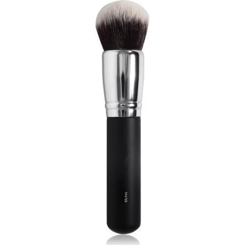 M439 Classic Black Wood Handle Synthetic Liquid Foundation Brush Concreat Creams Make up Brush Beauty