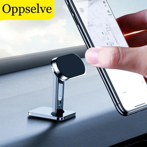 New Car Magnetic Phone Holder Stand for Magsafe Air Vent GPS Mount 360 Degree Rotation Mini Strip Shape Phone Stand for iPhone