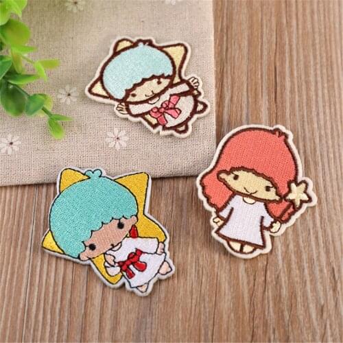 Maxsin 10PC/lot Cute Cartoon Villain Doll Sticker Ironing Clothes Decoration Patch Embroidery Cheap Garment Appliques DIY