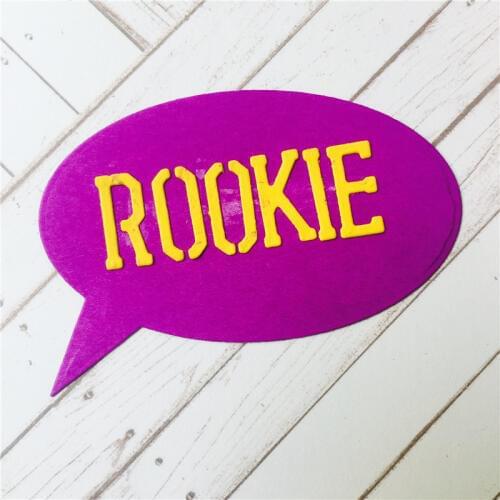 ROOKIE Metal Cutting Dies scrapbooking Stencils for Craft Paper DIY envelope Hand letter Scrapbook new dies Cut Template