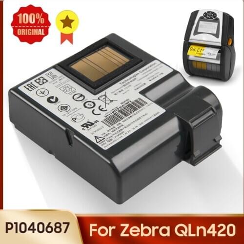 Original Replacement Battery P1040687 for Zebra QLn420 Original Quality Products 4900mAh 7.4V 36.3Wh