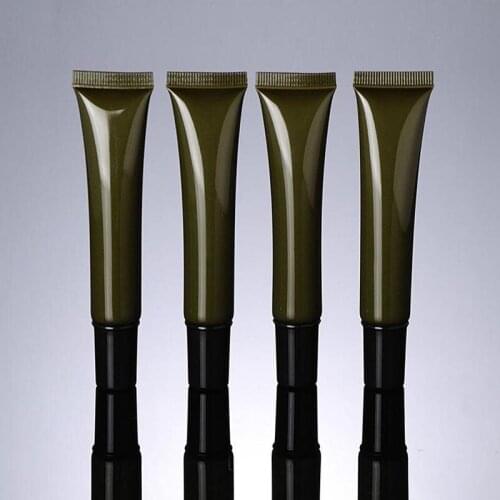 20ml Skin Care Soft Tube Green Bronze Face Foundation Case Empty Cosmetic Containers for Base Maquiagem Eye Cream Gel 200pcs/lot