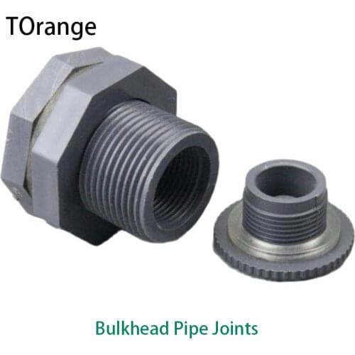 Fish tank Bulkhead Pipe Joints Fmale thread aquarium water inlet outlet connector water tank drainage 1 Pcs
