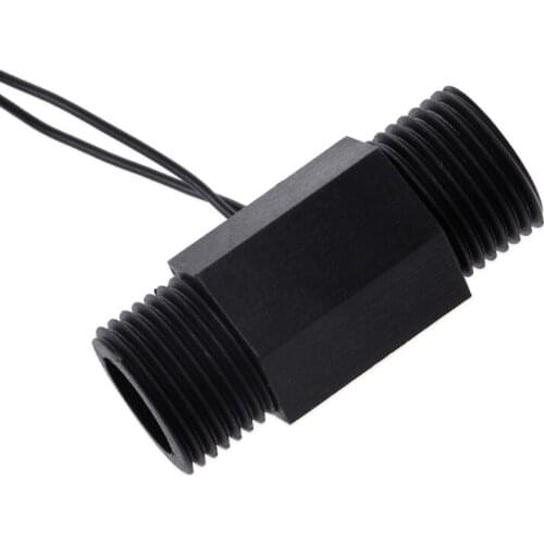 OOTDTY Plastic Water Flow Switch Vertical/Horizontal Water Sensor Magnetic AC 220V