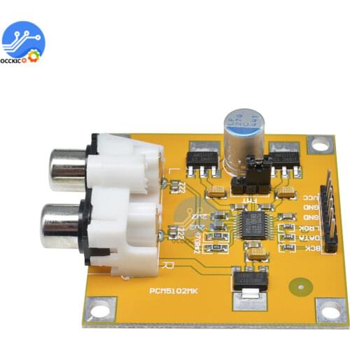 PCM5102 DAC Decoder Board Audio Spectrum Analyzer Decodificador I2S Player Beyond ES9023 for Raspberry Pi DAC