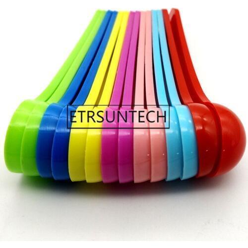 2000pcs 1g Gram Professional Plastic Scoops/Spoons For Food/Milk/Washing Powder Colorful Measuring Spoons