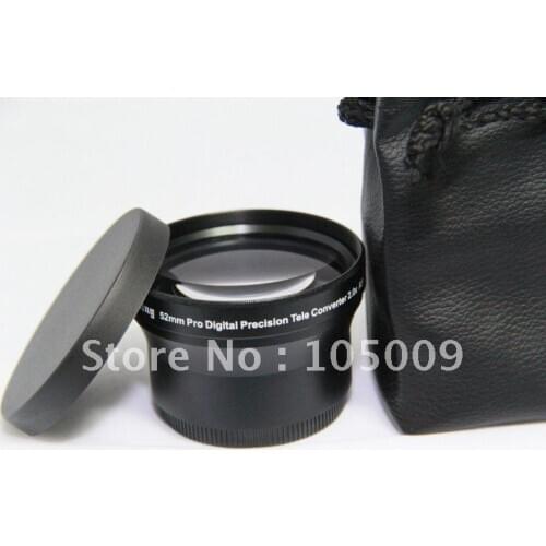2.0x 52mm TELE Telephoto LENS for 52 mm DSLR/SLR Digital Camera