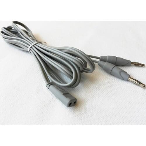 High frequency electrocautery coagulator, wire tweezers, bipolar coagulation line