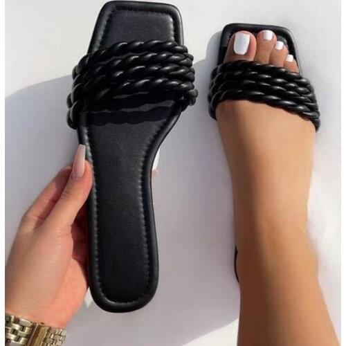 Womens Sandals 2021 Female Shoes Comfy Platform Flat Sandals Women Roman Gladiator Sandal Weave Female Slippers Women Sandals