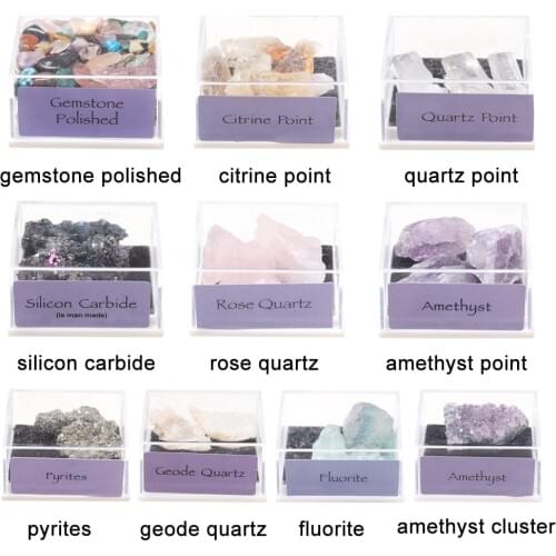1 Box-packed Natural Rough Ore Quartz Crystal Raw Gemstone Mineral Specimen Jewelry Making Energy Stones Geography Teaching