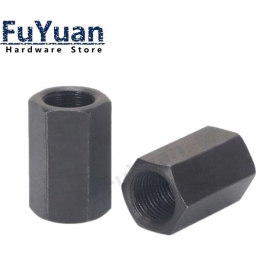1pcs Hydraulic High Pressure Tubing Joint Internal Straight Through M14/16/18/20/22*1.5 Metric Female Thread Fittings
