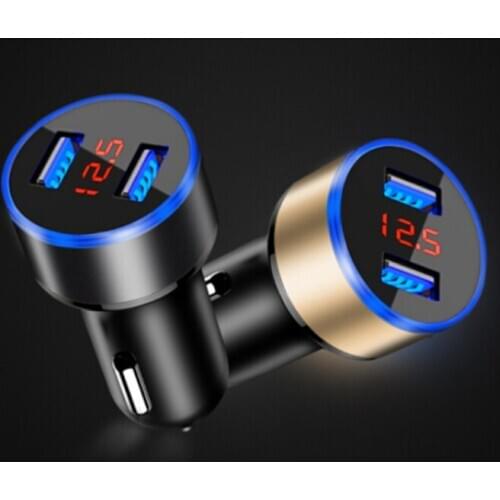 2019 USB Car LED Phone Charger Auto Accessories For Renault Koleos Clio Scenic Megane Duster Sandero Captur Twingo