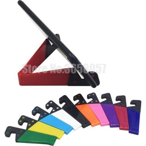 300pcs Universal Foldable V Shape Cell Phone Tablet Desk Stand Holder Mount for iPhone XS MAX