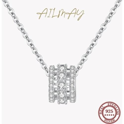 Серебряные ожерелья Ailmay China At AliExpress